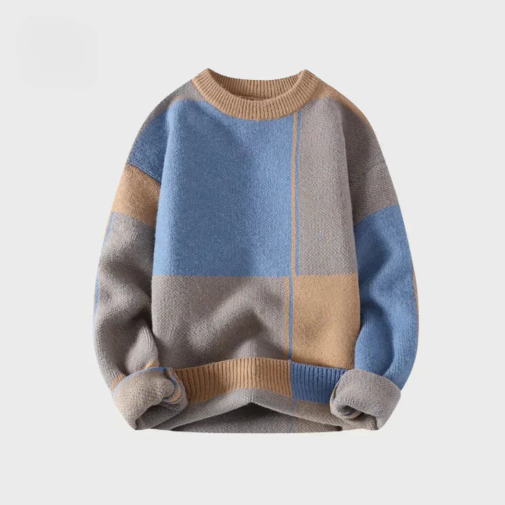 Vintage Block-Pullover